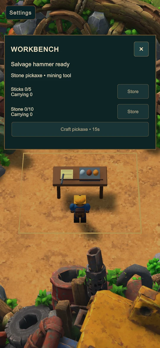 Owned salvage hammer confirmation