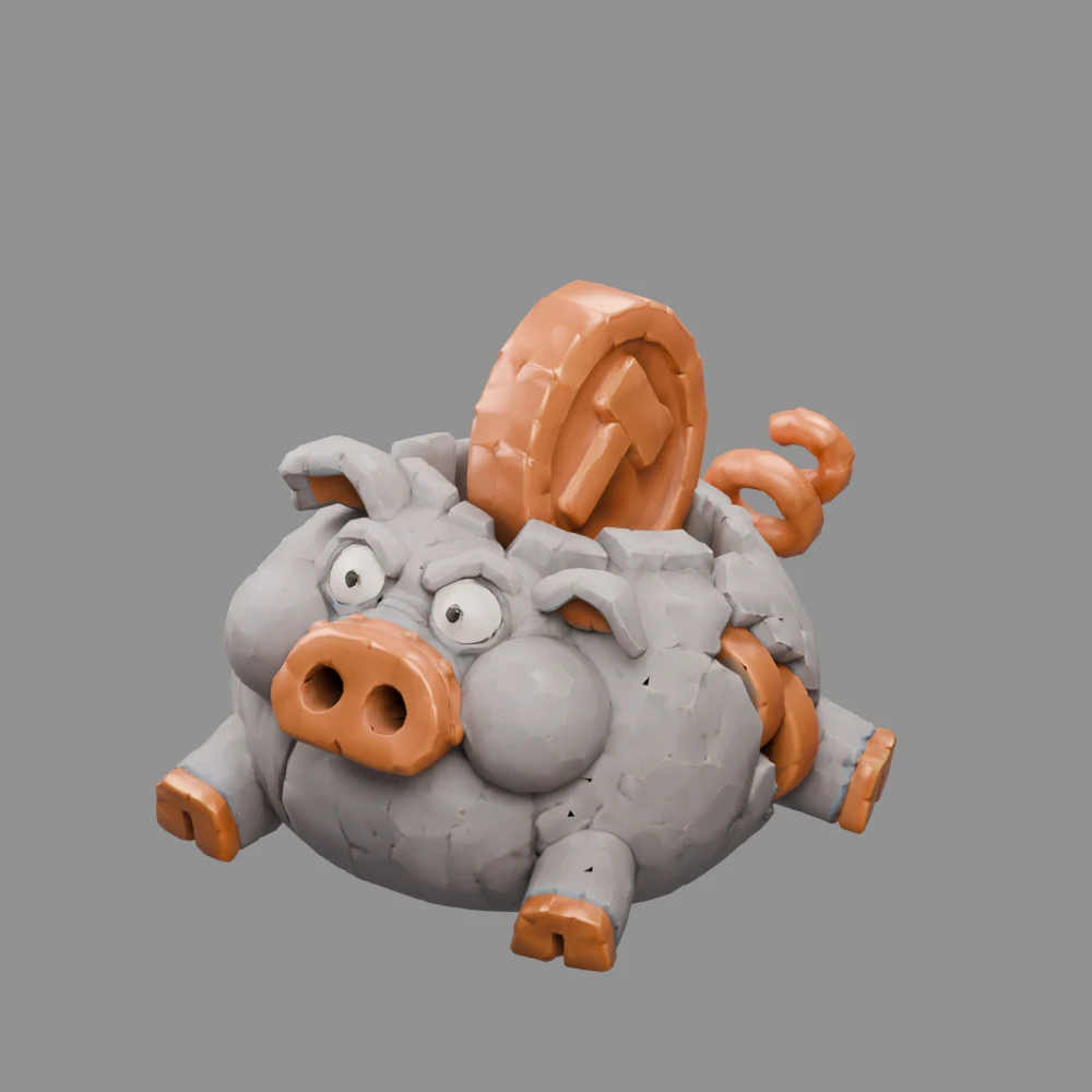 Overstuffed Piggy Bank